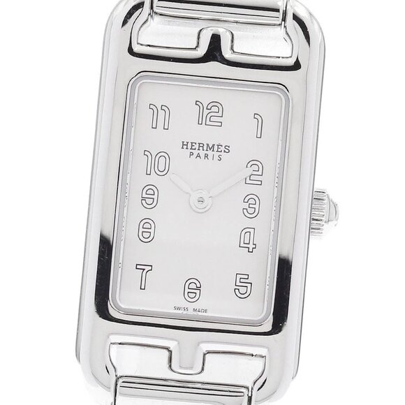 HERMES Nantucket NA2.110 Silver Dial Quartz Ladies Watch - Picture 4 of 13